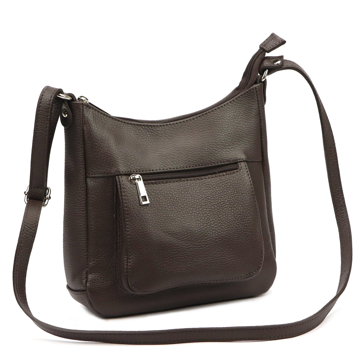 Luka 26-182 DOLLARO tamsiai ruda odinė rankinė ciemny brąz