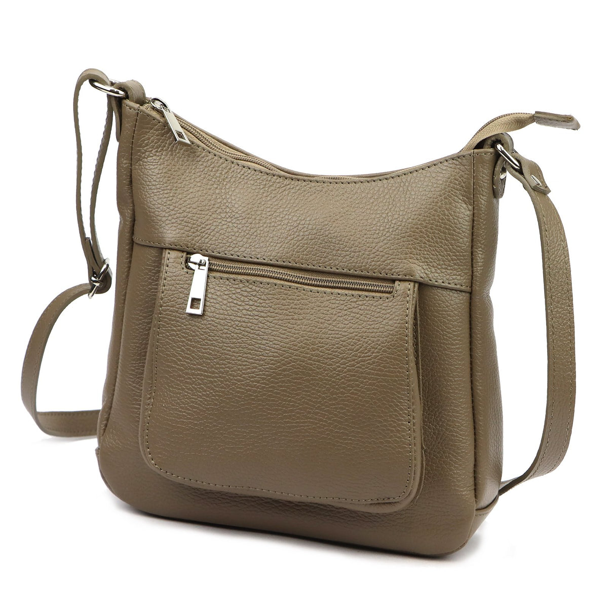 Luka 26-182 DOLLARO tamsios taupe spalvos odinė rankinė taupe scuro