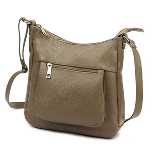 Luka 26-182 DOLLARO tamsios taupe spalvos odinė rankinė taupe scuro