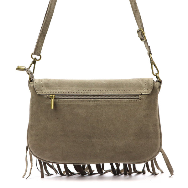 Luka 25-086 taupe natūralios odos rankinė taupe