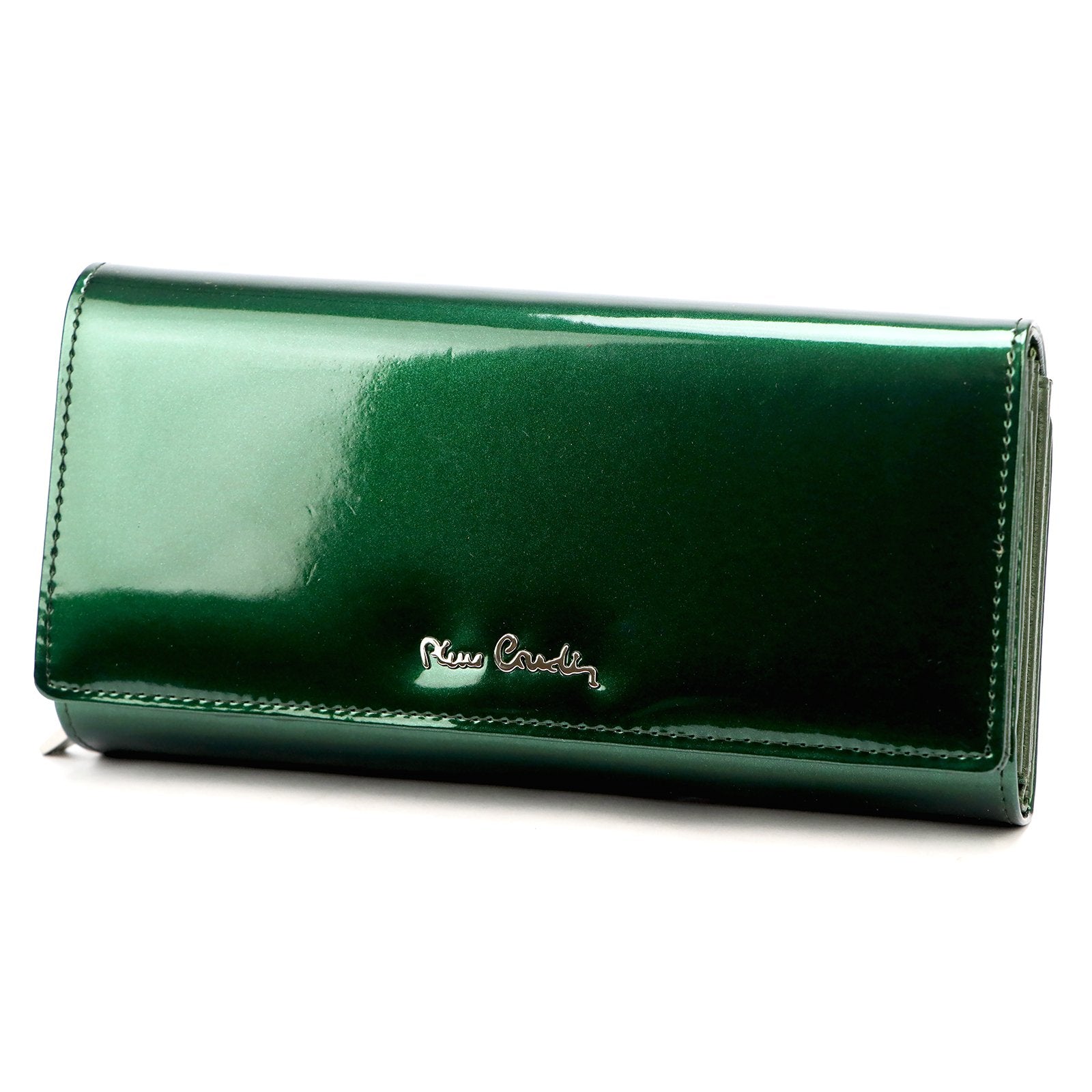 Pierre Cardin 07 SHINY 121 žalia piniginė zielony