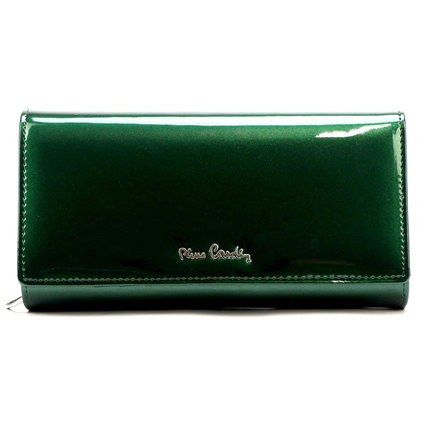 Pierre Cardin 07 SHINY 121 žalia piniginė zielony