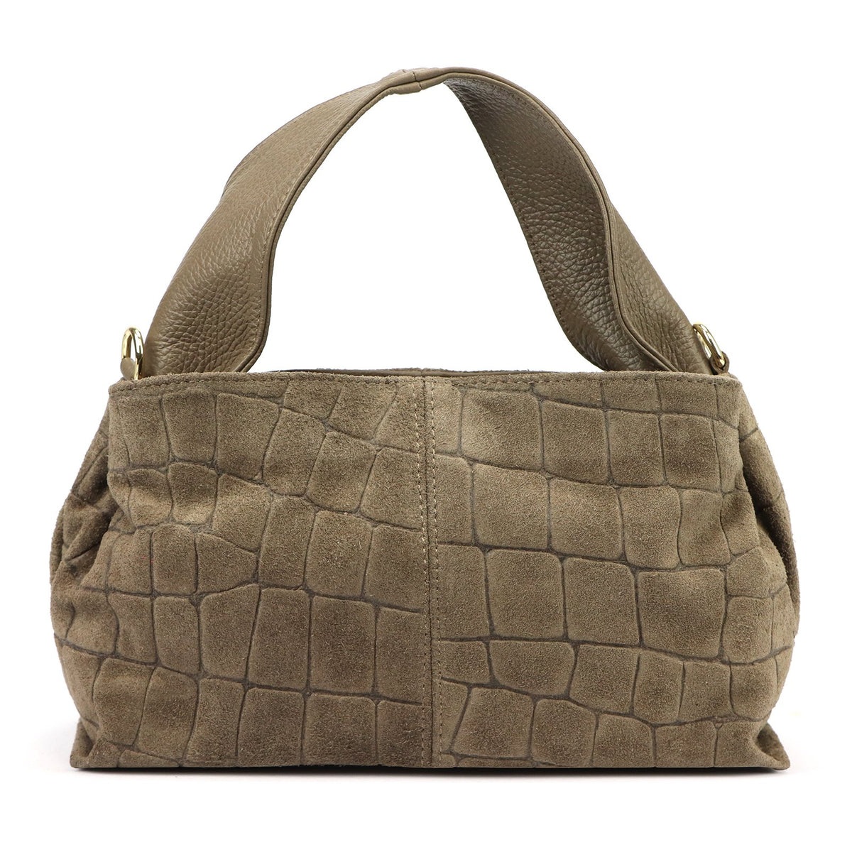 Luka 24-058 CROCO fango natūralios odos rankinė fango