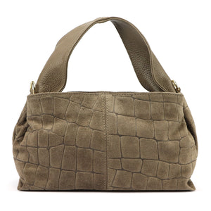 Luka 24-058 CROCO fango natūralios odos rankinė fango
