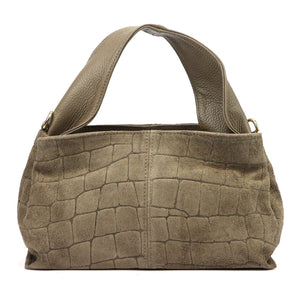 Luka 24-058 CROCO fango natūralios odos rankinė fango