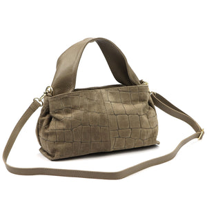 Luka 24-058 CROCO fango natūralios odos rankinė fango
