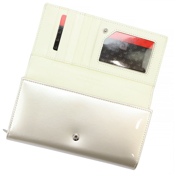 Pierre Cardin 07 SHINY 121 smėlio spalvos piniginė beż