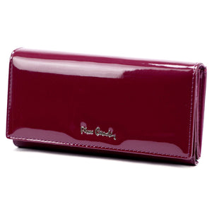 Pierre Cardin 07 SHINY 102 violetinė piniginė fioletowy