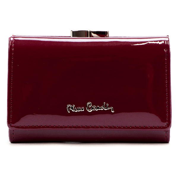 Pierre Cardin 07 SHINY 117 violetinė piniginė fioletowy