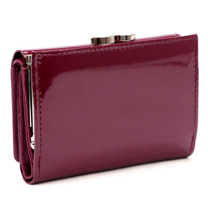 Pierre Cardin 07 SHINY 117 violetinė piniginė fioletowy