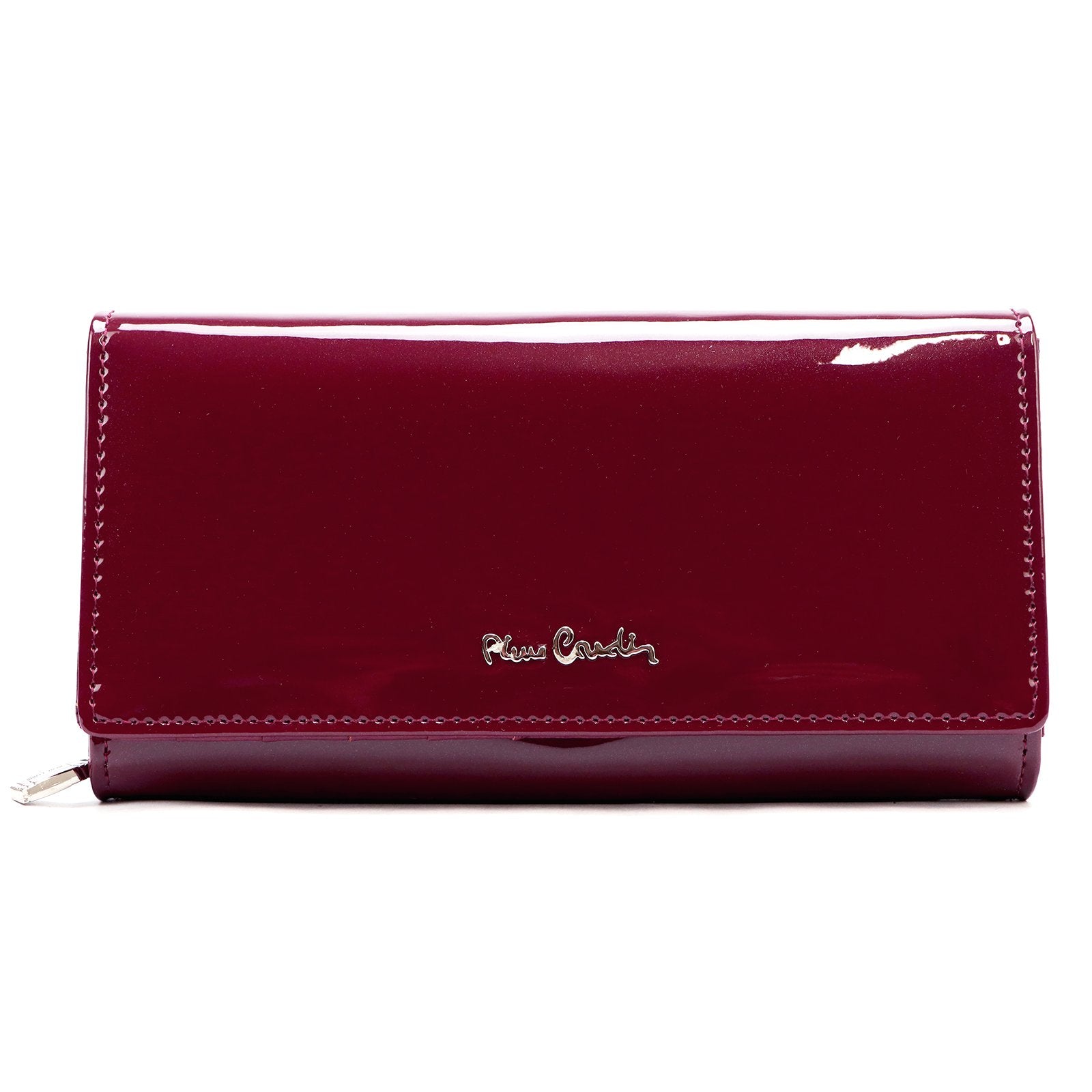Pierre Cardin 07 SHINY 106 violetinė piniginė fioletowy