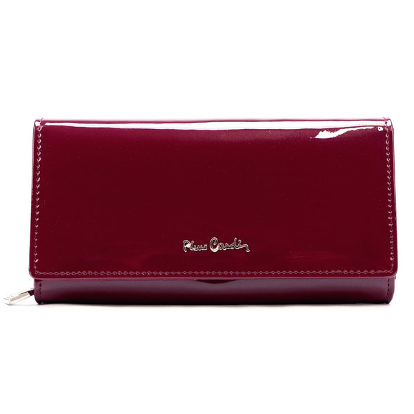 Pierre Cardin 07 SHINY 106 violetinė piniginė fioletowy