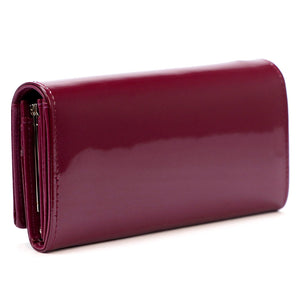 Pierre Cardin 07 SHINY 100 violetinė piniginė fioletowy
