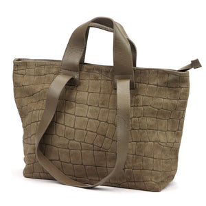 Luka 25-077 CROCO fango natūralios odos rankinė fango