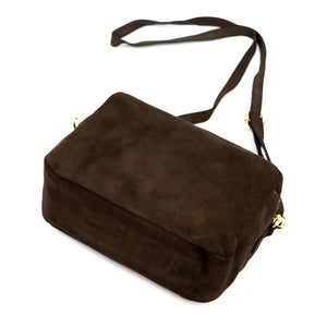 Luka 25-011 tamsiai ruda odinė rankinė ciemny brąz