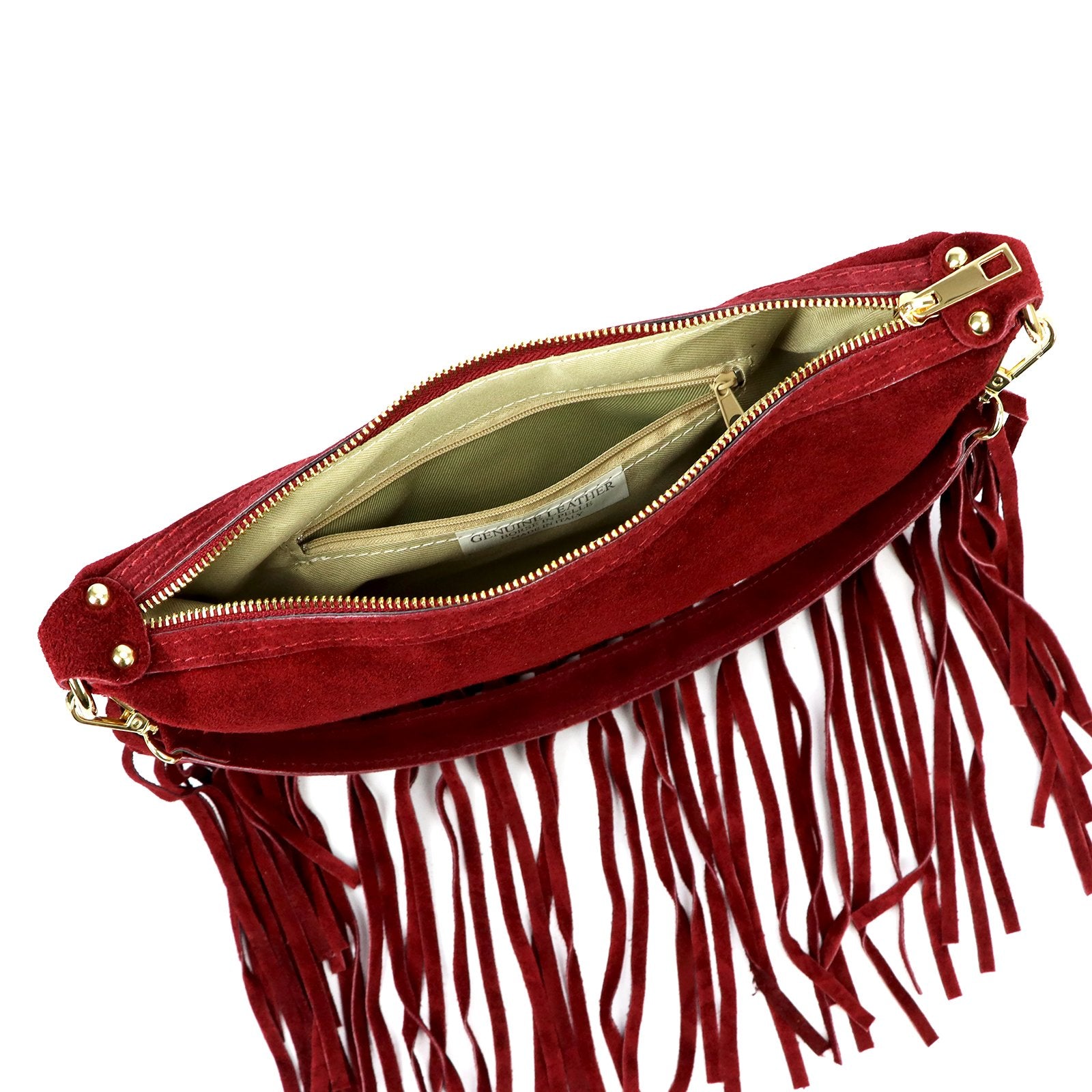 Luka 25-015 bordo spalvos natūralios odos rankinė bordo