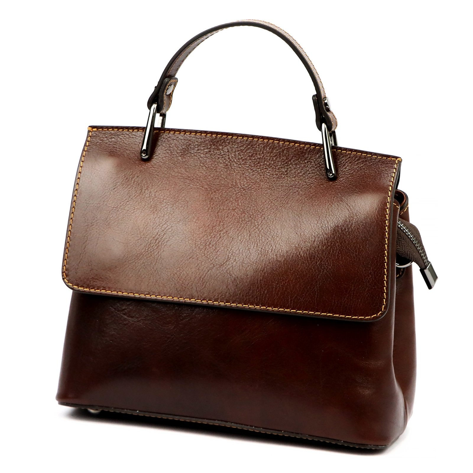 Luka 25-015 taupe natūralios odos rankinė taupe