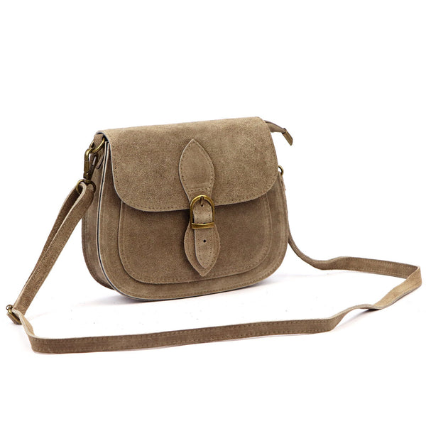 Luka 25-020 taupe natūralios odos rankinė taupe