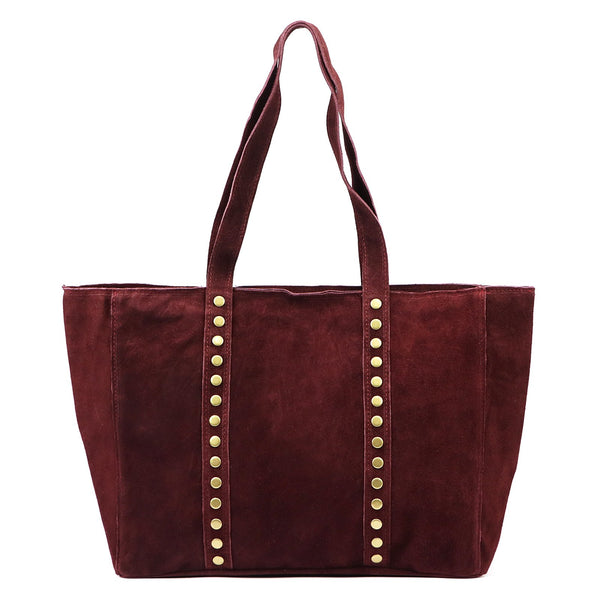 Luka 25-016 bordo spalvos natūralios odos rankinė bordo