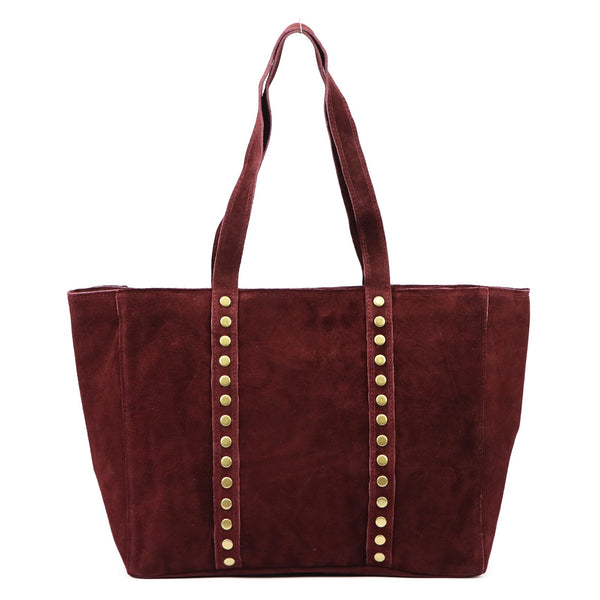 Luka 25-016 bordo spalvos natūralios odos rankinė bordo