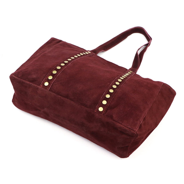 Luka 25-016 bordo spalvos natūralios odos rankinė bordo