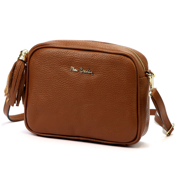 Pierre Cardin FRZ 1501 DOLLARO odinė rankinė, camel-1 camel-1