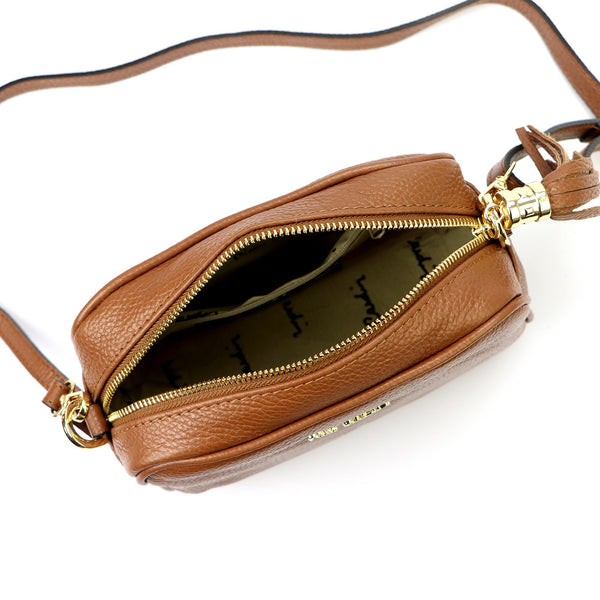 Pierre Cardin FRZ 1501 DOLLARO odinė rankinė, camel-1 camel-1