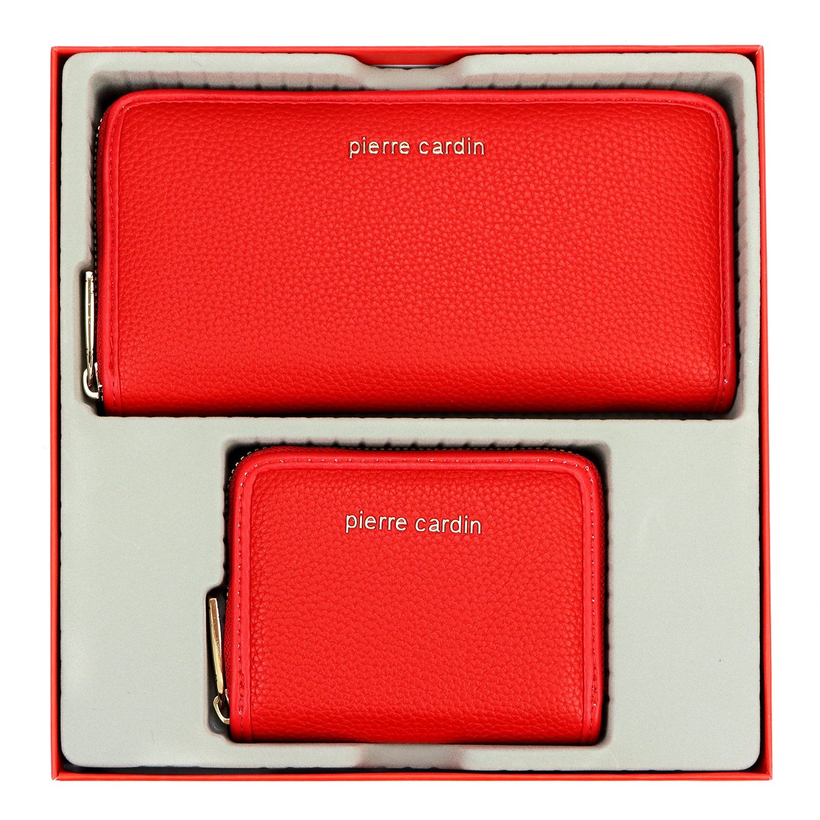 Pierre Cardin WX49 8822+5240 raudonas dovanų rinkinys czerwony