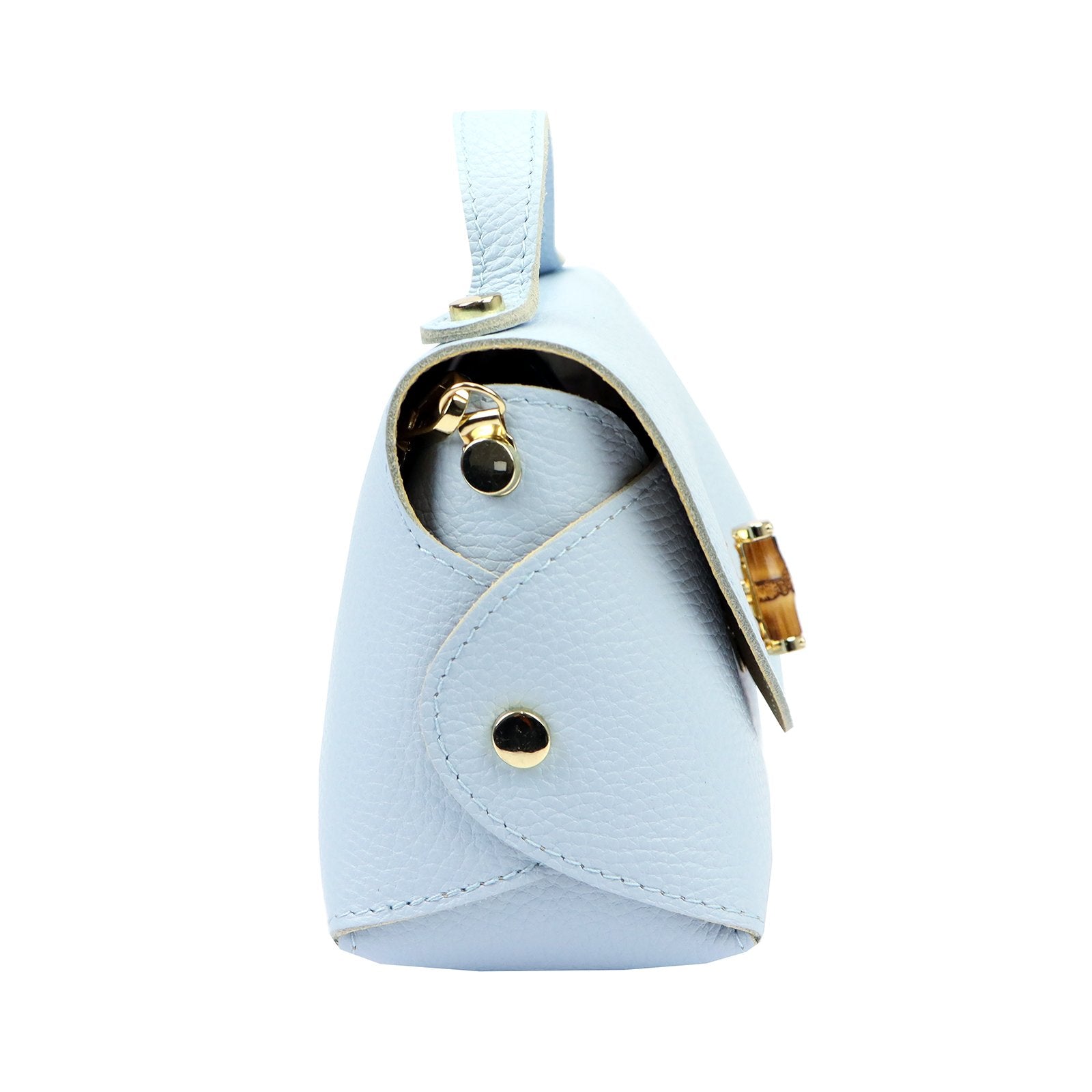 Luka 26-106-2 DOLLARO žydra odinė rankinė błękitny