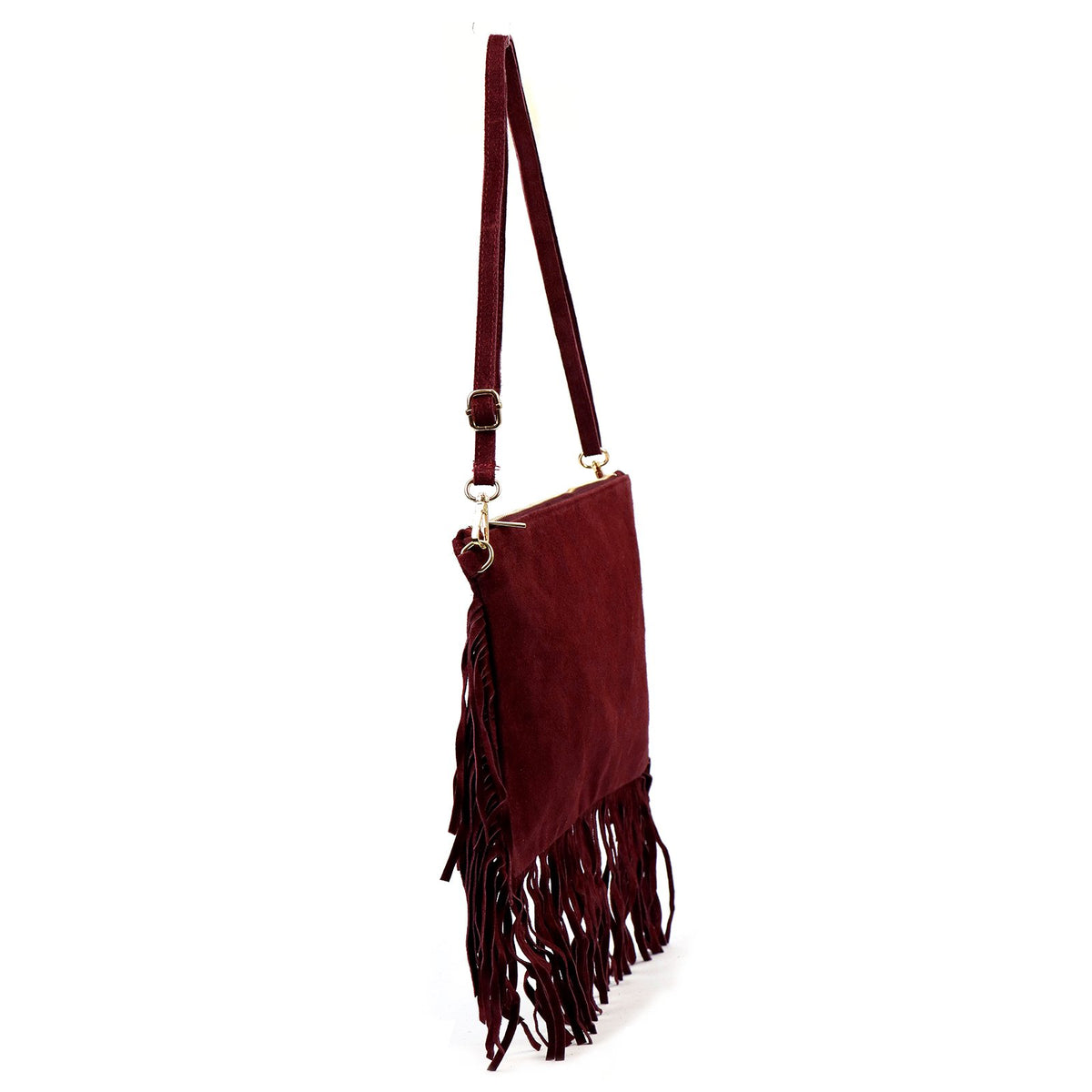 Luka 25-017 bordo spalvos odinė rankinė bordo