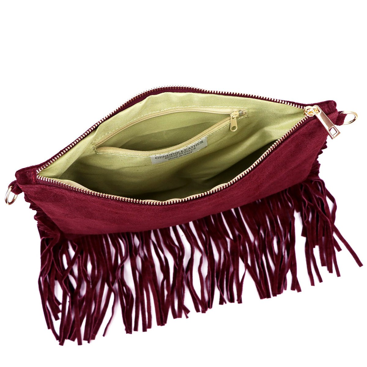 Luka 25-017 bordo spalvos odinė rankinė bordo