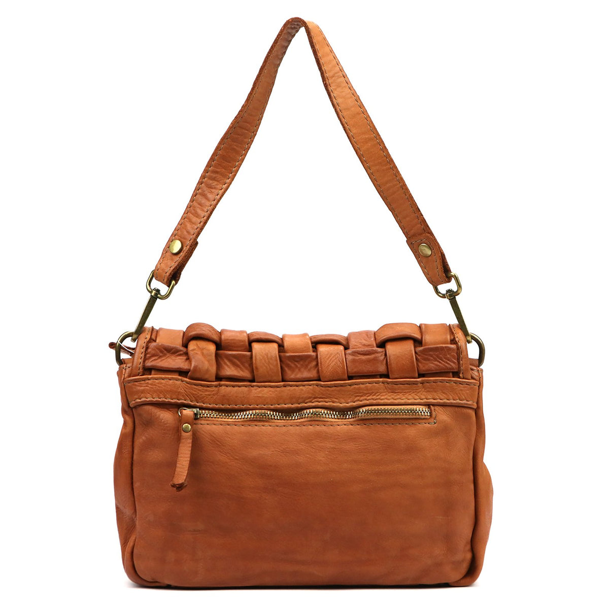 VS 104-635 natūralios odos rankinė, kupranugario ruda couio (camel-brąz)