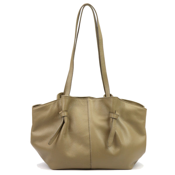 Camilla PREMIUM 10.024 DOLLARO taupe natūralios odos rankinė taupe