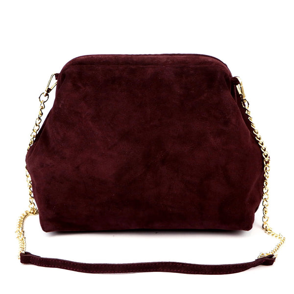 Luka 25-031 bordo spalvos odinė rankinė bordo