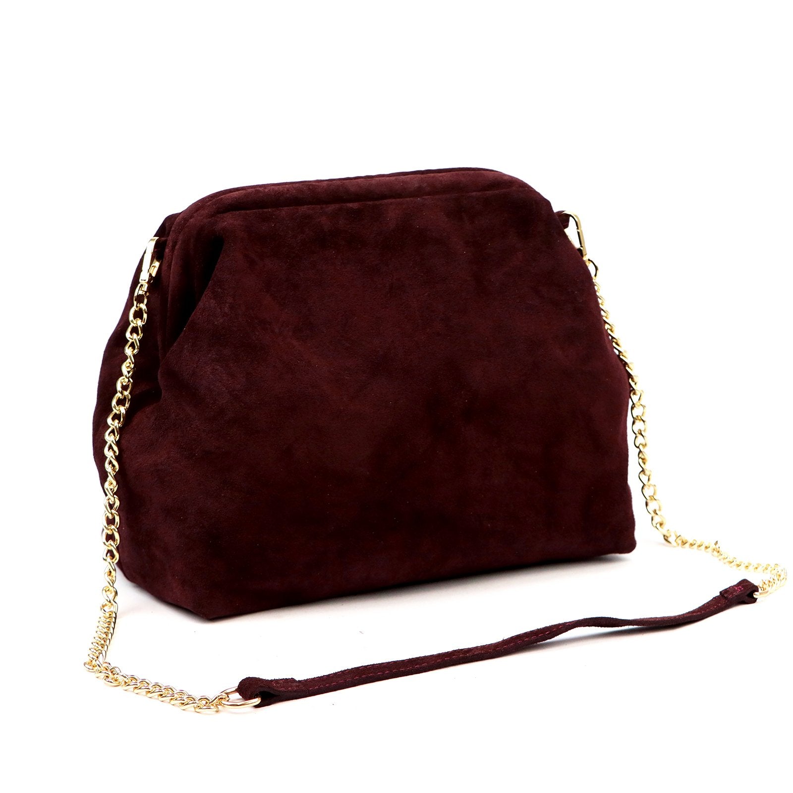 Luka 25-031 bordo spalvos odinė rankinė bordo