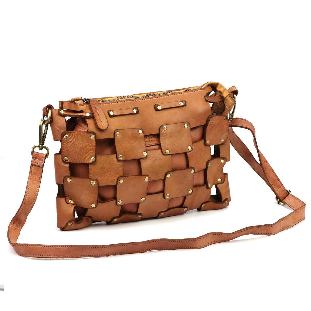 VS 108-236 kupranugario spalvos natūralios odos rankinė camel-1