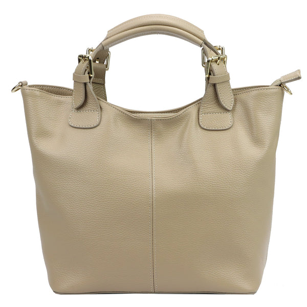 Luka 26-108 DOLLARO taupe natūralios odos rankinė taupe