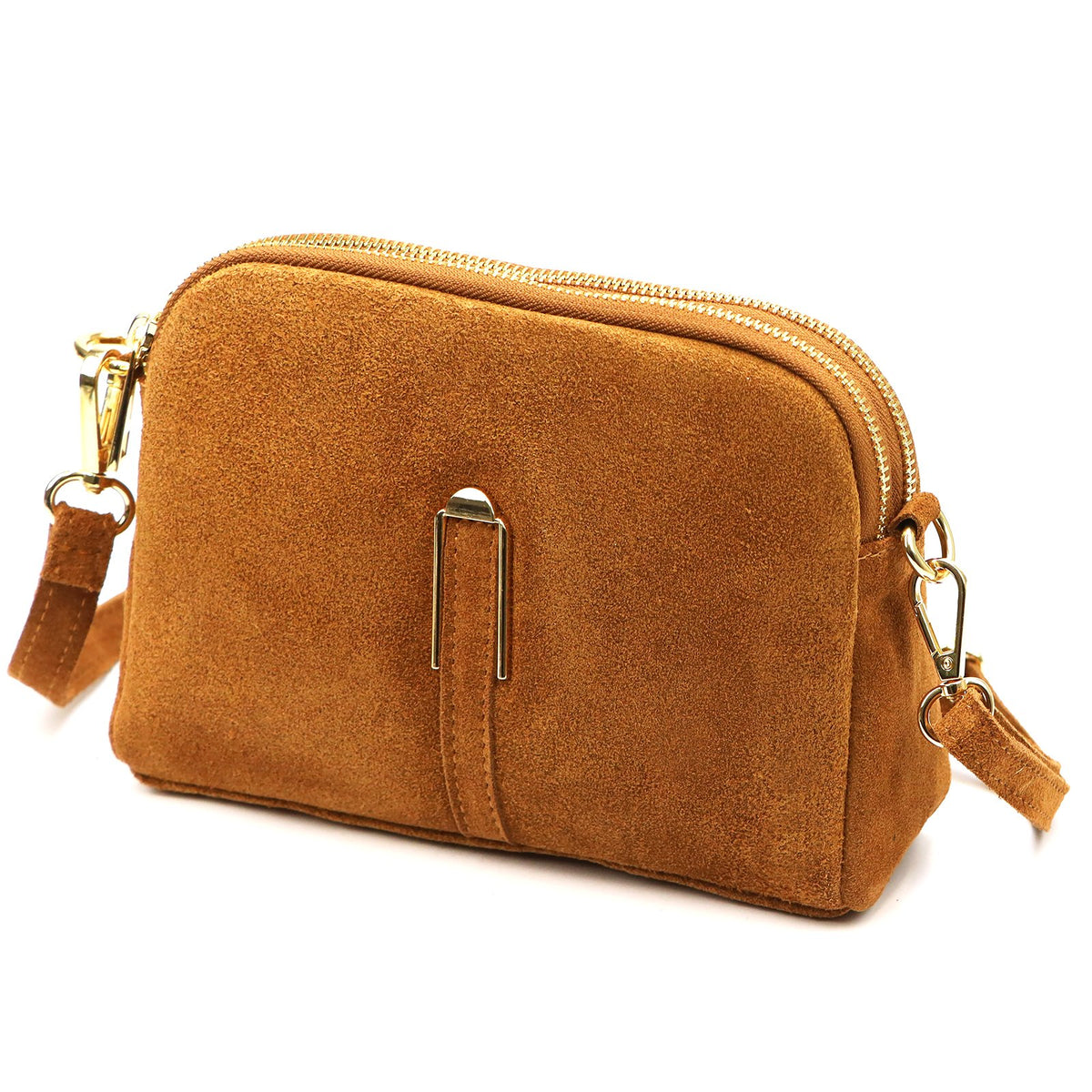Luka 25-084 kupranugario atspalvio natūralios odos rankinė camel-2