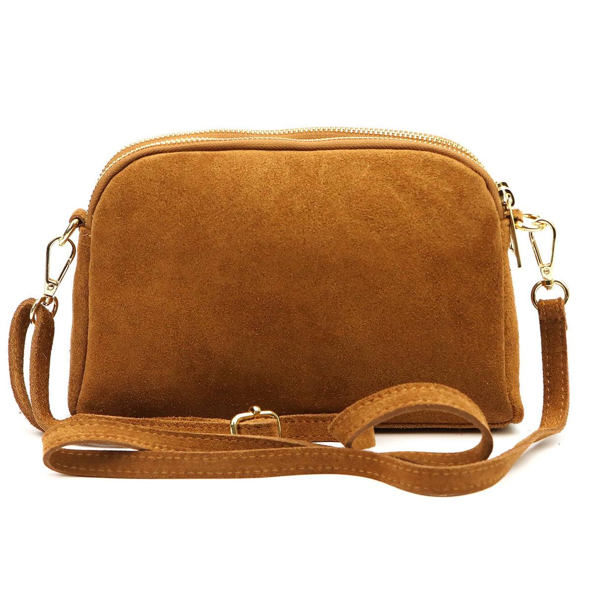 Luka 25-084 kupranugario atspalvio natūralios odos rankinė camel-2