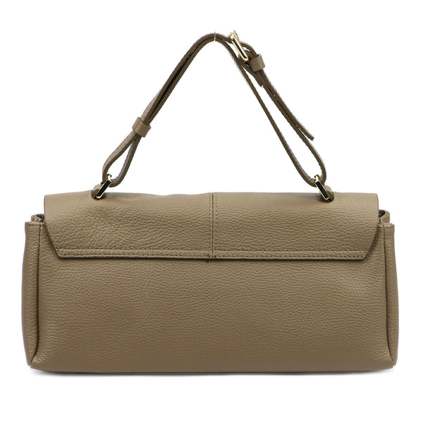 Luka 26-185 DOLLARO pilkai ruda odinė rankinė taupe