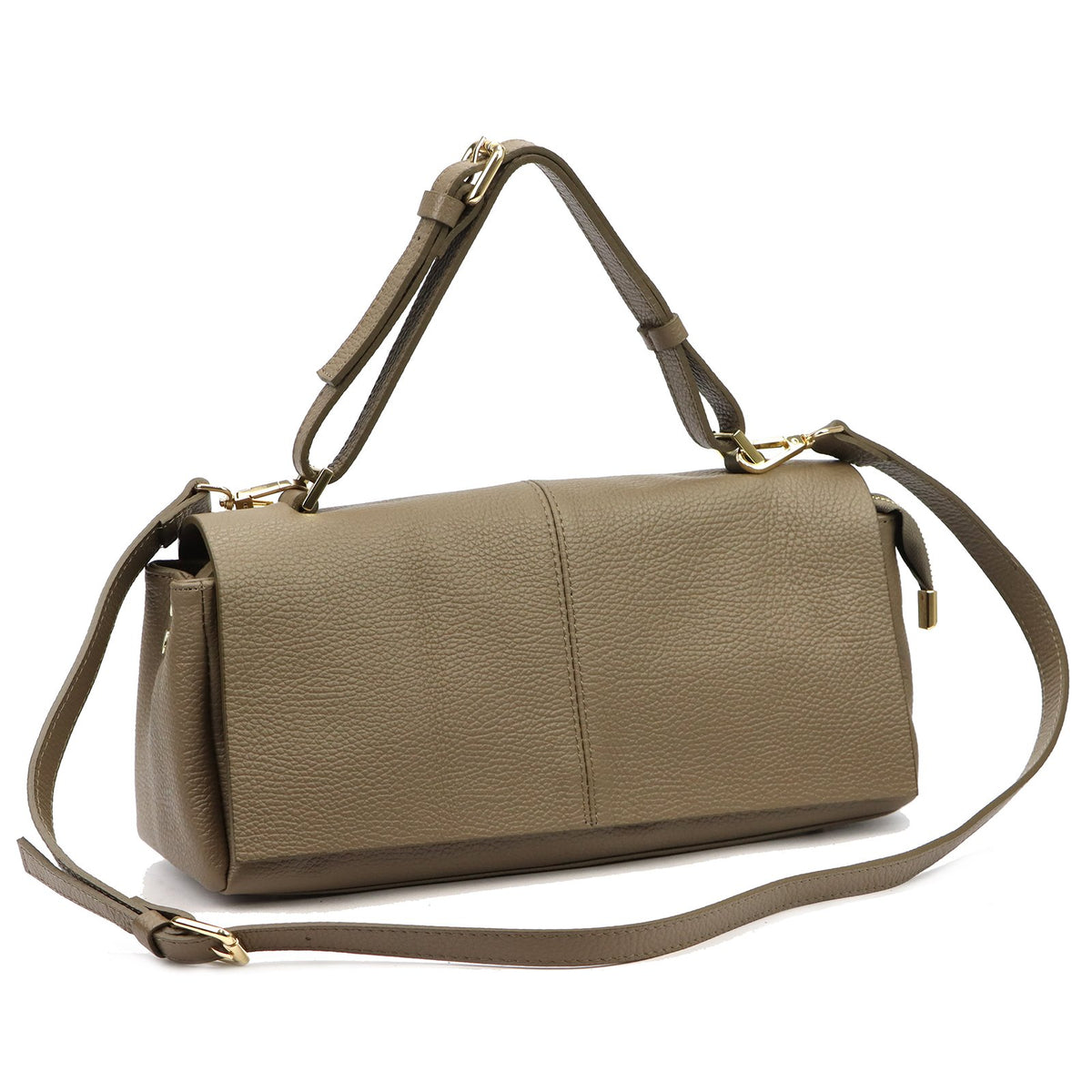 Luka 26-185 DOLLARO pilkai ruda odinė rankinė taupe