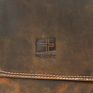 Nordee DOH-GM-04 konjako spalvos odinė rankinė cognac