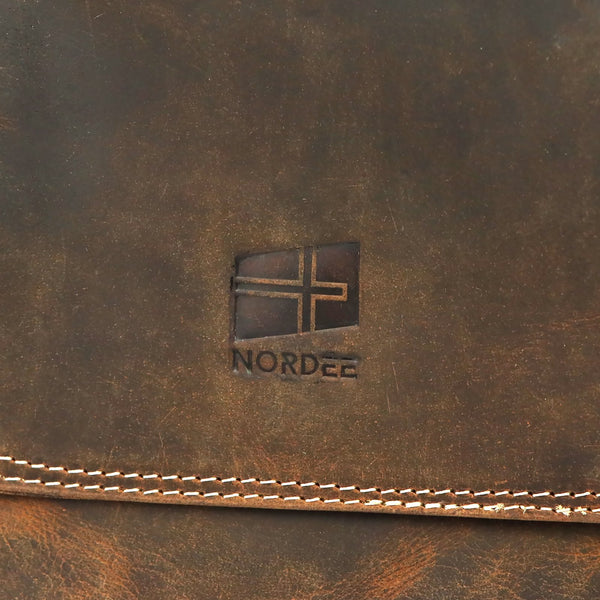 Nordee DOH-GM-04 konjako spalvos odinė rankinė cognac