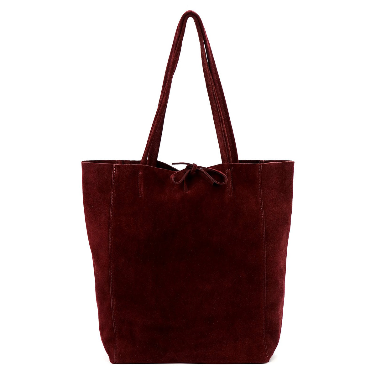 Patrizia 419-013-05 bordo zomšinė odinė rankinė bordo