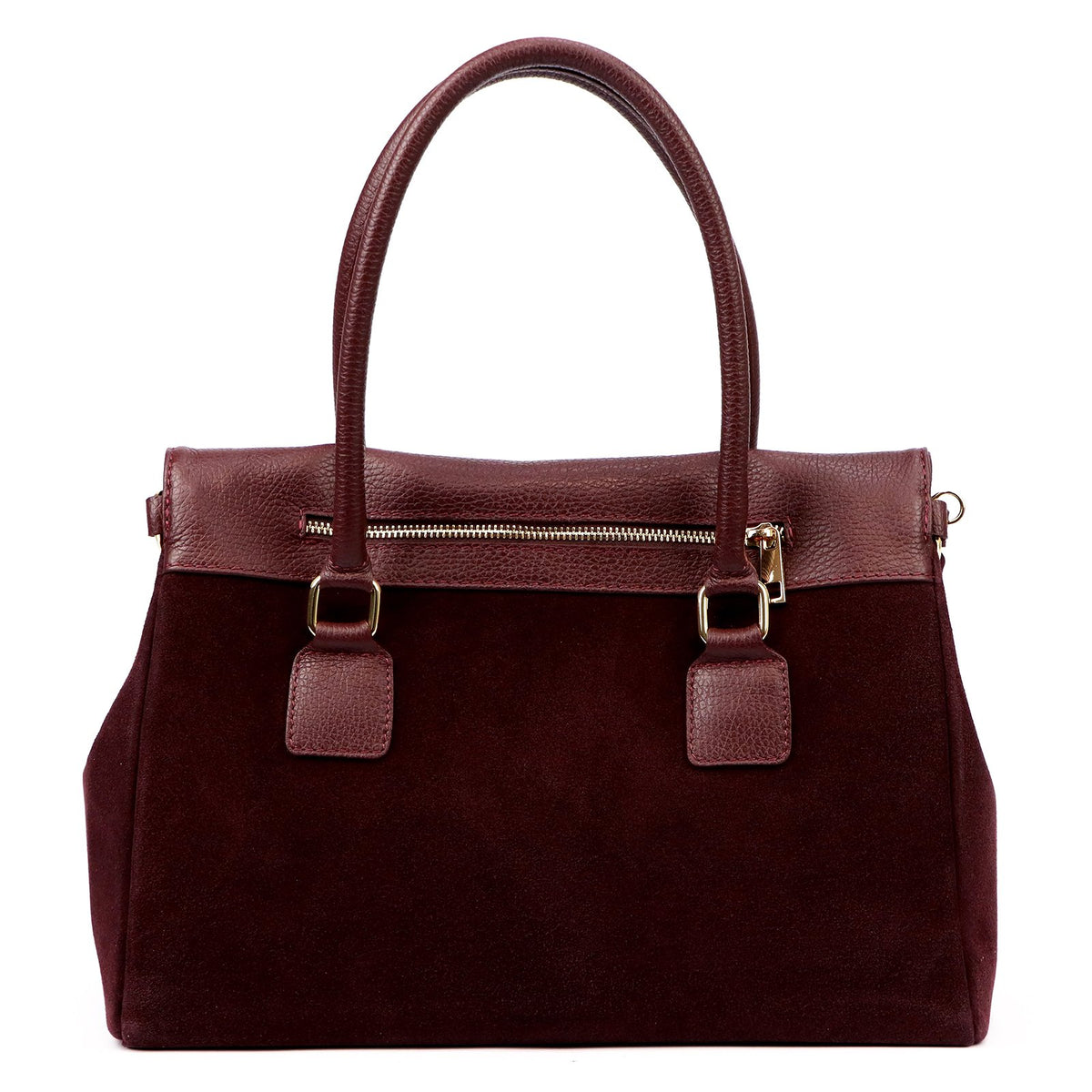 Luka 24-095 MN bordo spalvos odinė rankinė bordo