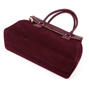 Luka 24-095 MN bordo spalvos odinė rankinė bordo