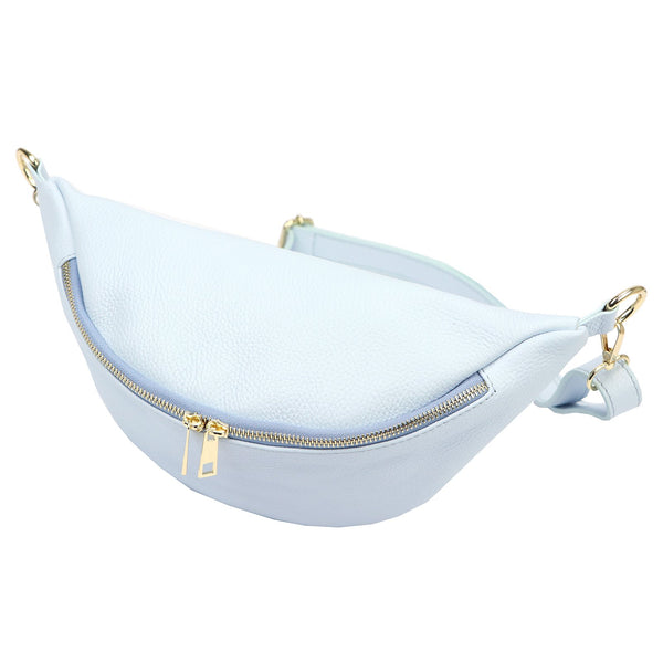 Luka 26-111 DOLLARO žydra odinė rankinė błękitny