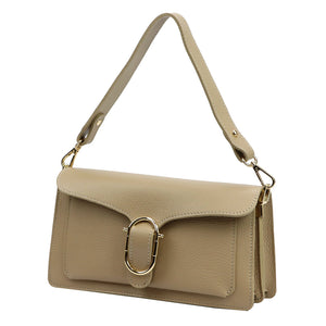 Luka 26-126 DOLLARO taupe odinė rankinė taupe