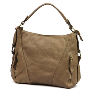 VS 070-420 taupe natūralios odos rankinė taupe