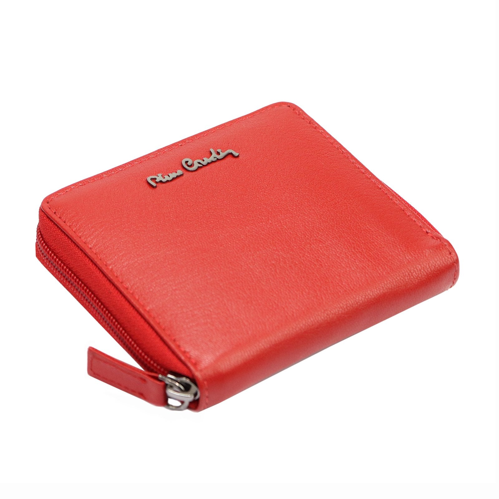Pierre Cardin TILAK92 MK01 raudona odinė piniginė czerwony